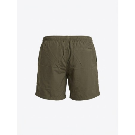 PACIOTTI 4US 4USTS6071 Costume Uomo Pantaloncino Con Logo Stampato Verde Militare 