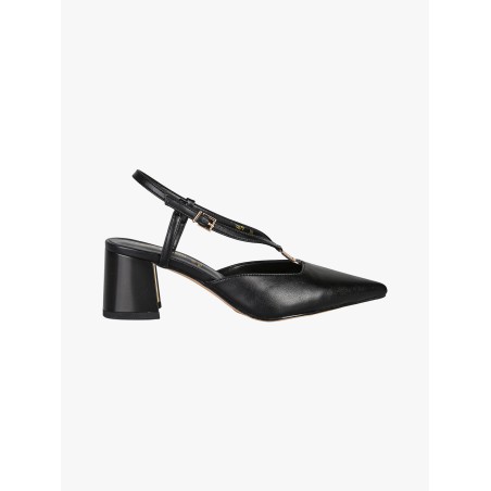 Laura Biagiotti 9679 Scarpe Donna Decollete Slingback Tacco Medio Black
