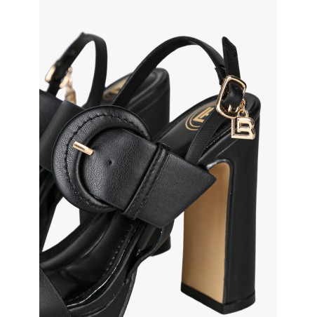 Laura Biagiotti 9755 Scarpe Donna Sandalo Tacco Alto Black
