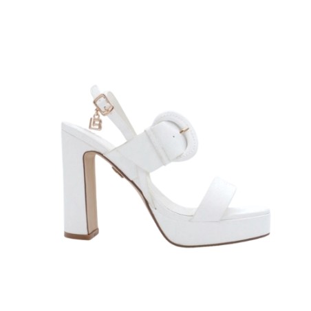 Laura Biagiotti 9755 Scarpe Donna Sandalo Tacco Alto White