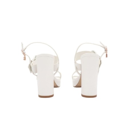 Laura Biagiotti 9755 Scarpe Donna Sandalo Tacco Alto White