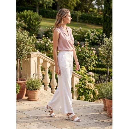 Laura Biagiotti 9745 Scarpe Donna Sandalo Tacco Medio White