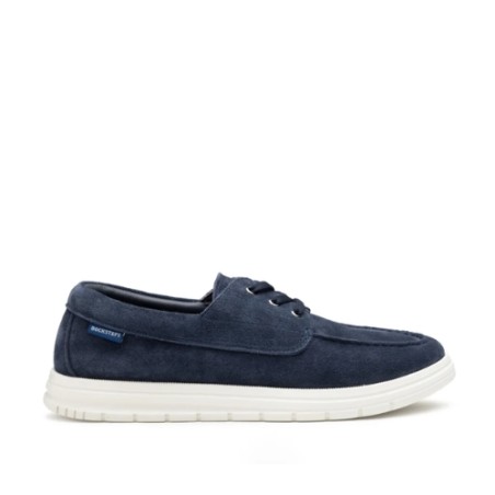 Docksteps FOIL 7448 Scarpe Uomo Mocassino Stringato in Camoscio Navy