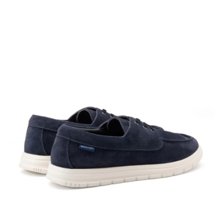 Docksteps FOIL 7448 Scarpe Uomo Mocassino Stringato in Camoscio Navy