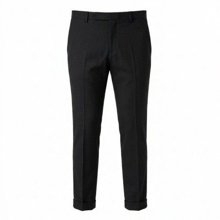 GC LUXURY NIGERIA  Pantalone Sartoriale Uomo Tasca America Slim Fit Nero