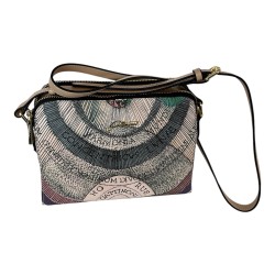 Gattinoni BIGPL6621WPQ003 Planetarium Crossbody Bag Double Zip Tracolla Classic Beige