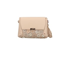 Gattinoni BINTD8356WZTTR3 Tracolla Flap Messenger New  Teodosia Travertino