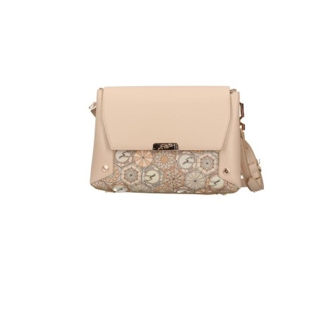 Gattinoni BINTD8356WZTTR3 Tracolla Flap Messenger New  Teodosia Travertino