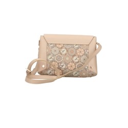 Gattinoni BINTD8356WZTTR3 Tracolla Flap Messenger New  Teodosia Travertino 2