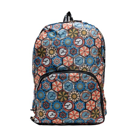 Gattinoni Roma BENTF8104WIPM06  Backpack  Zaino Large Teodosia Easy Chic Richiudibile Multicolor