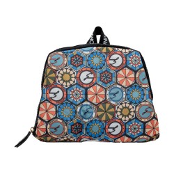 Gattinoni Roma BENTF8104WIPM06  Backpack  Zaino Large Teodosia Easy Chic Richiudibile Multicolor 2