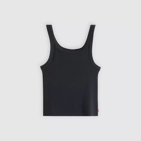 Levi's 005IN-0001 ESSENTIAL Canotta Donna a Coste Nero