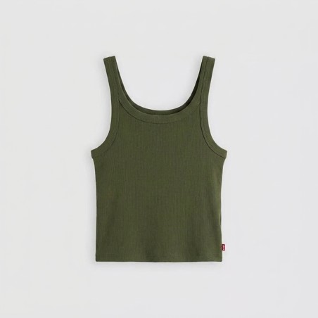 Levi's 005IN-0009 ESSENTIAL Canotta Donna a Coste Verde