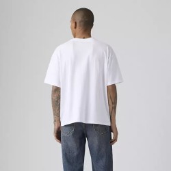 LEVI'S 004H0-0020 GR BOXY TEE T-Shirt Uomo Con Stampa Bianco 2