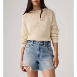 Levi's RIBCAGE 005DS-0001 Short Donna Vita Alta Blu