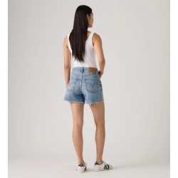 Levi's RIBCAGE 005DS-0001 Short Donna Vita Alta Blu 2