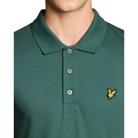 LYLE&SCOTT Est 1874 58019 Polo Uomo con Logo Everglade