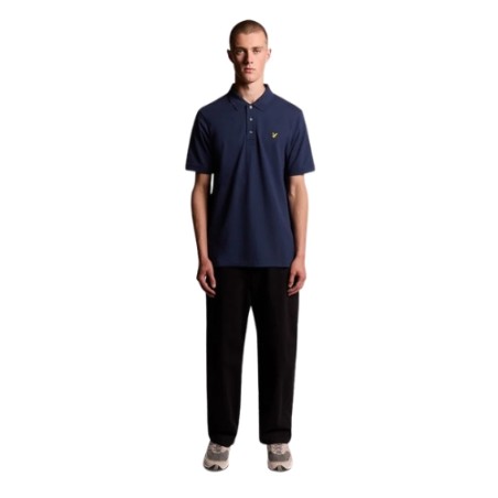 LYLE&SCOTT Est 1874 58019 Polo Uomo con Logo Blu Marine