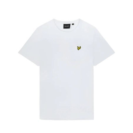 LYLE&SCOTT Est 1874 T-Shirt Maglietta Uomo Mezza Manica con Logo White