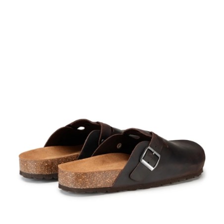 Docksteps VEGA 7444 Ciabatta Sabot Uomo Fascia Regolabile Nabuck Coffee