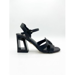 Laura Biagiotti 9752 Scarpe Donna Sandalo con Cinturino Tacco Alto Black
