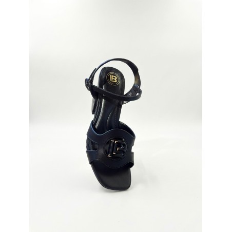 Laura Biagiotti 9752 Scarpe Donna Sandalo con Cinturino Tacco Alto Black