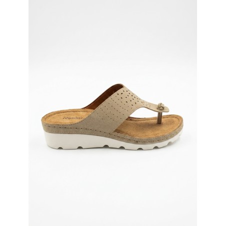 Riposella ADELE WC00BX Ciabatte Donna Infradito Beige