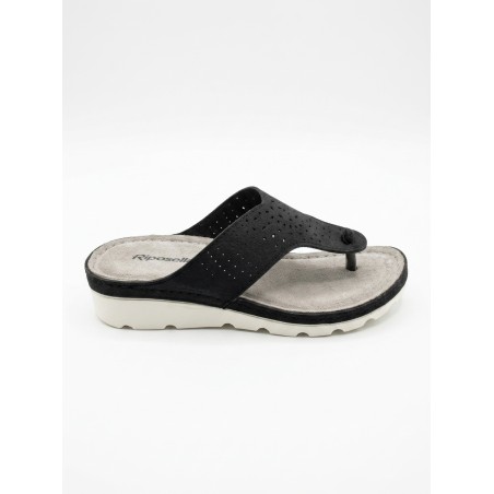 Riposella ADELE WC00BX Ciabatte Donna Infradito Nero