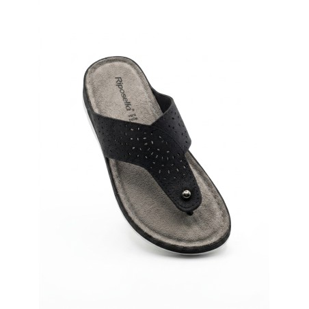 Riposella ADELE WC00BX Ciabatte Donna Infradito Nero