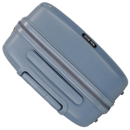 Roll Road Orbit 5499322 Trolley Grande 75X48,5X28 cm 4 Ruote Rigido Azzurro