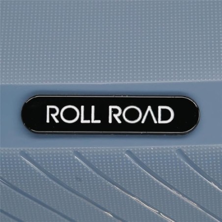 Roll Road Orbit 5499322 Trolley Grande 75X48,5X28 cm 4 Ruote Rigido Azzurro