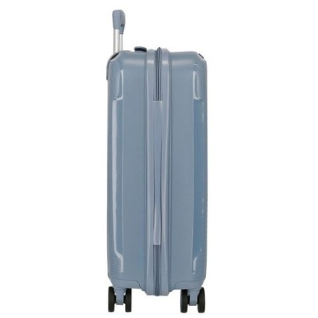 Roll Road ORBIT 5499422 Set 3 Trolley Grande Medio Cabina 4 Ruote Rigido Light Blue