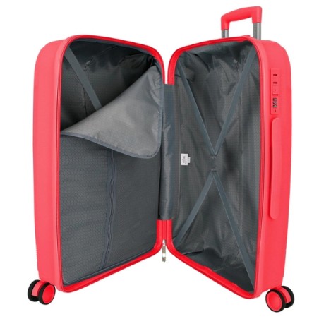 Roll Road Orbit 5499223 Trolley Medio 64X42,5X24 cm 4 Ruote Rigido Coral
