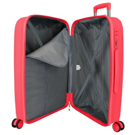 Roll Road Orbit 5499323 Trolley Grande 75X48,5X28 cm 4 Ruote Rigido Coral