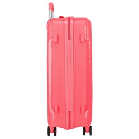 Roll Road ORBIT 5499423 Set 3 Trolley Grande Medio Cabina 4 Ruote Rigido Coral