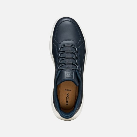 Geox U659KA 000BC C4021 U VITTOUR PLUS Sneakers Uomo Slip-in Con Lacci Elastici Dk.Navy