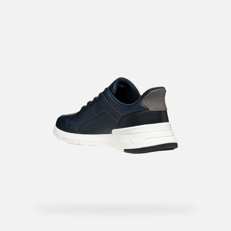 Geox U659KA 000BC C4021 U VITTOUR PLUS Sneakers Uomo Slip-in Con Lacci Elastici Dk.Navy
