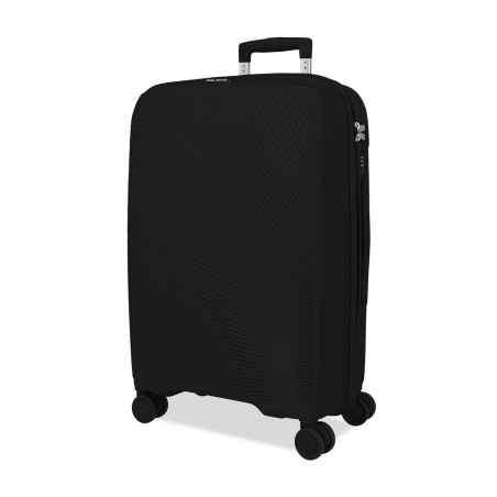 Roll Road Orbit 5499221 Trolley Medio 64X42,5X24 cm 4 Ruote Rigido Black