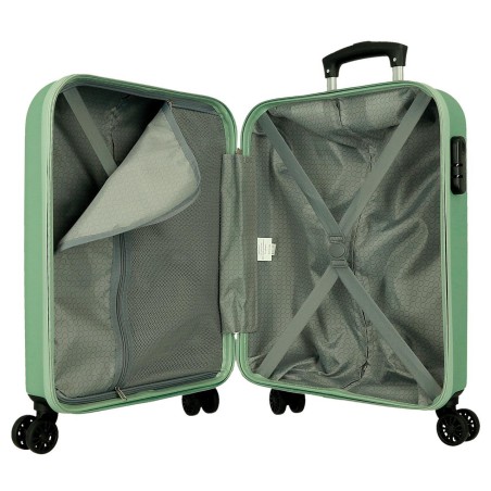 Roll Road CAMBOYA 506912C Trolley Cabina 40x55x20 cm 4 Ruote Rigido Verde