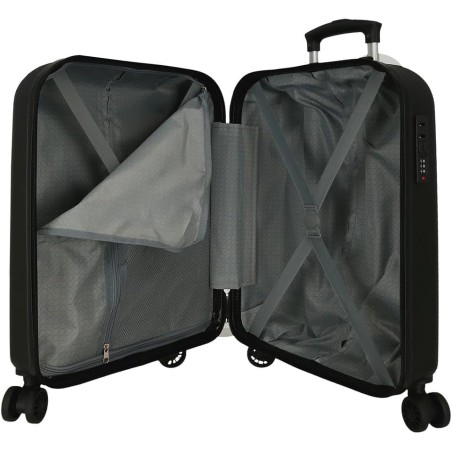 Roll Road FORMENTERA 5399121 Trolley Cabina 55X38X20 cm 4 Ruote Rigido Black