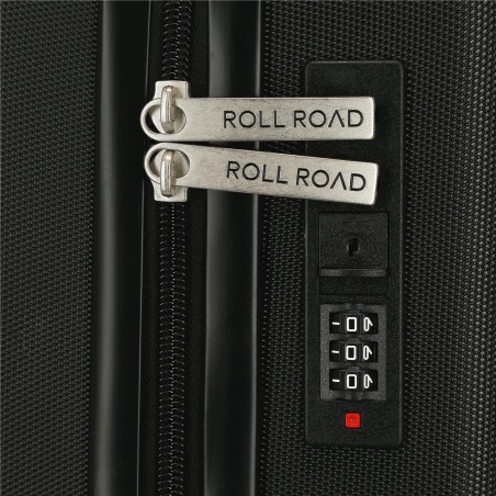 Roll Road FORMENTERA 5399121 Trolley Cabina 55X38X20 cm 4 Ruote Rigido Black