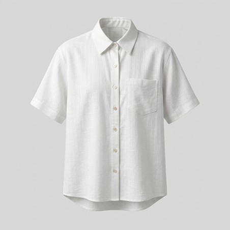 MARTINA KRAY 8980 Camicia Donna Mezza Manica Bianco