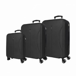 Roll Road FORMENTERA 5399422 Set 3 Trolley Grande Medio Cabina 4 Ruote Rigido Antracite