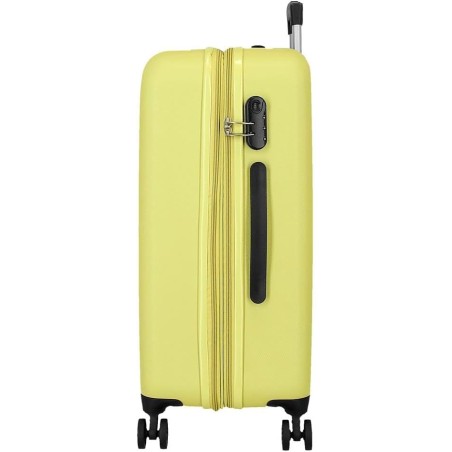 Roll Road CAMBOYA 506922F Trolley Medio Estendibile 65X46X23 cm 4 Ruote Rigido Yellow