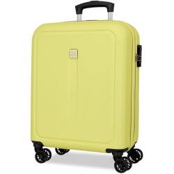 Roll Road CAMBOYA 506912F Trolley Cabina 40x55x20 cm 4 Ruote Rigido Yellow