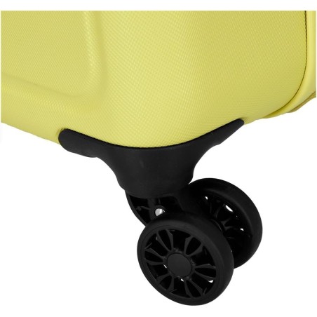 Roll Road CAMBOYA 506912F Trolley Cabina 40x55x20 cm 4 Ruote Rigido Yellow