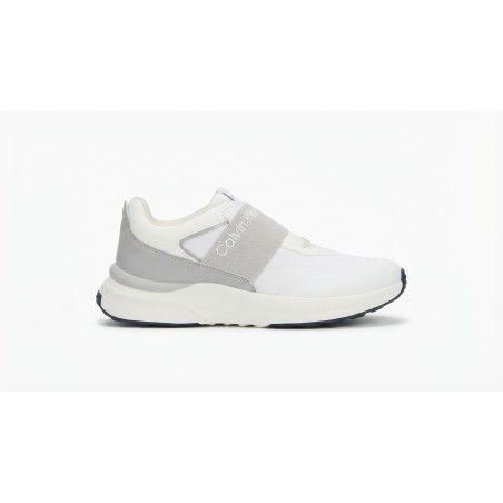 Calvin Klein V3X9 Sneakers Ragazzo Con Fascia Elastica Bianco