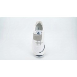 Calvin Klein V3X9 Sneakers Ragazzo Con Fascia Elastica Bianco 2