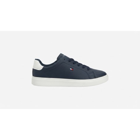 Tommy Hilfiger T3X9 Sneakers Ragazzo Stringate Blu/Off White