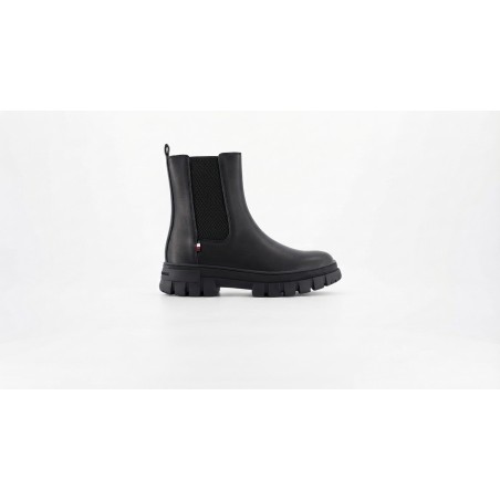 Tommy Hilfiger T3X5 Stivaletto Donna Con Zip Nero